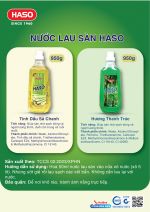 NƯỚC LAU SÀN HASO HƯƠNG THANH TRÚC - 950G