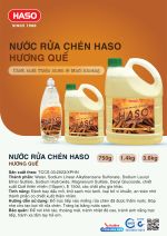 NƯỚC RỬA CHÉN HASO HƯƠNG QUẾ - 750G