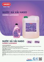 NƯỚC XẢ VẢI HASO HƯƠNG LAVENDER - 2KG