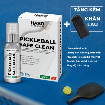 CHAI XỊT VỆ SINH MẶT VỢT PICKLE BALL SAFE CLEAN 100ML